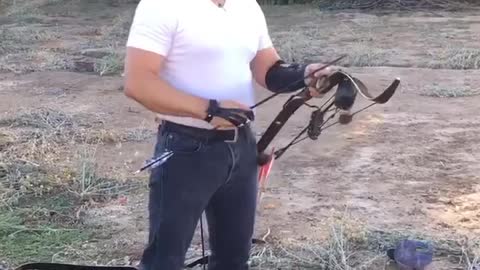 Bear Grizzly 45# bow @ 25 yards