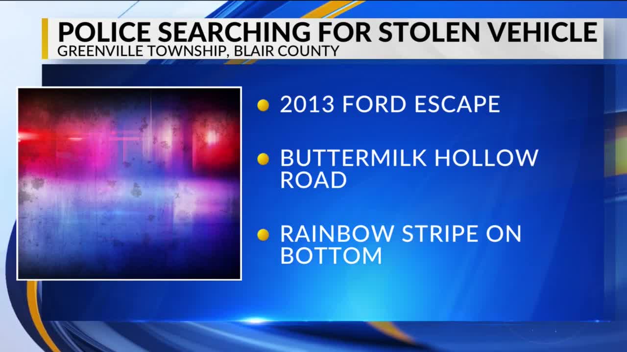 Police search for stolen ford SUV