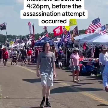 Video appears to show Thomas Crooks before assassination attempt of President Trump