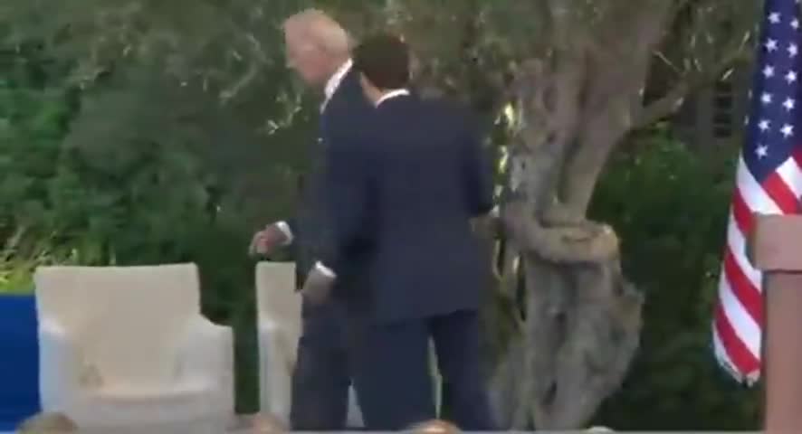 Joe Biden Turns to Shake Hands with No One