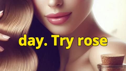 Rose Water for Long-Lasting Hair Fragrance