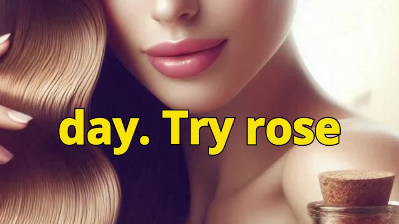 Rose Water for Long-Lasting Hair Fragrance