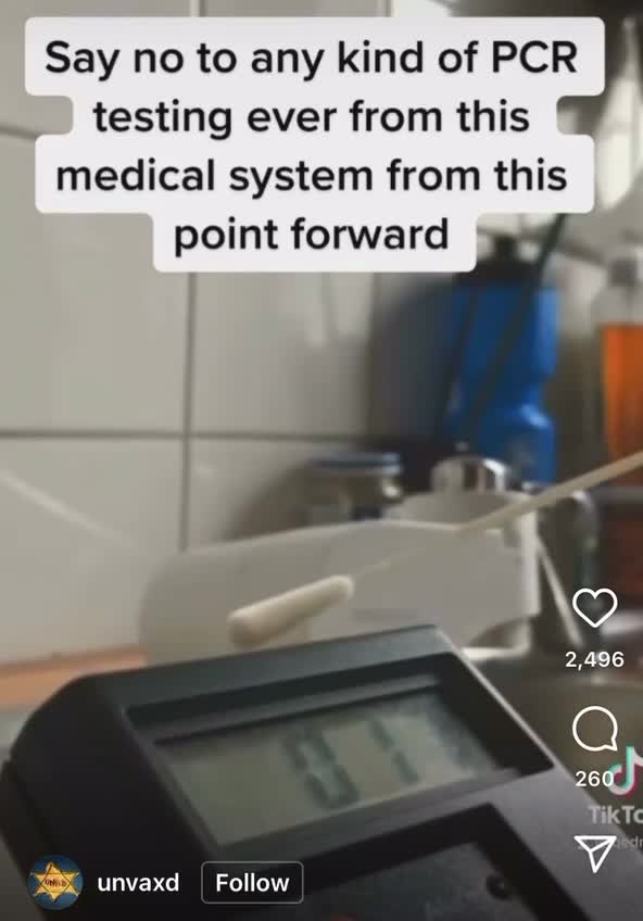 拿出“勇氣”！拒絕任何形式的PCR檢測，真的太危險了！“民眾”在拭子棉花端_居然測出輻射量！