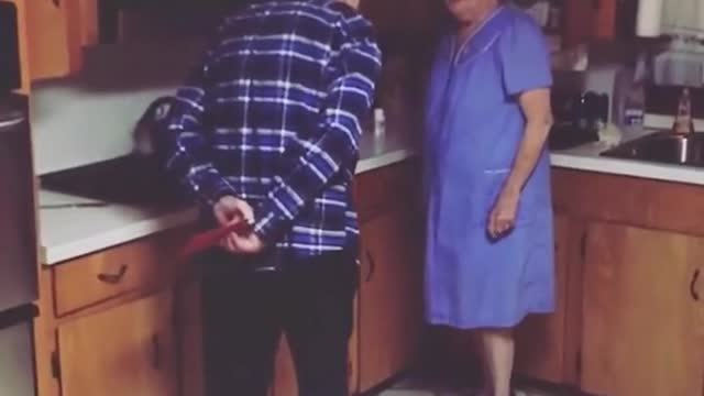 Even after being together for 64 years, on Valentine's day, Grandpa would still