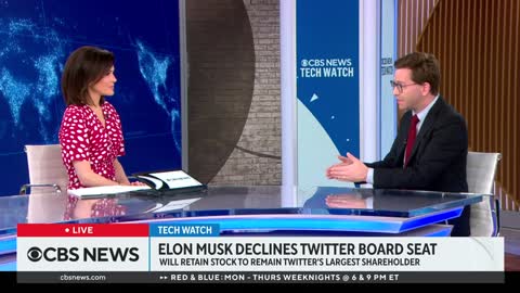 Elon Musk reverses decision to join Twitter's board of directors