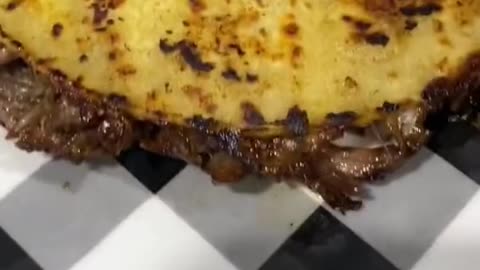 Marinated meat pie