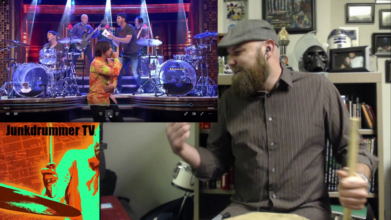 Drum Teacher Reacts to Chad Smith & Will Ferrell Drum Battle - Episode 6