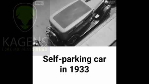 Self Parking Car in 1933