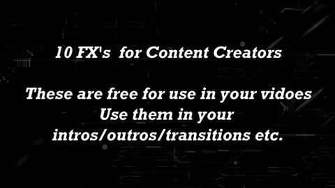 10 Free FXs | Royalty Free Animations | NO COPYRIGHT Motion Graphics