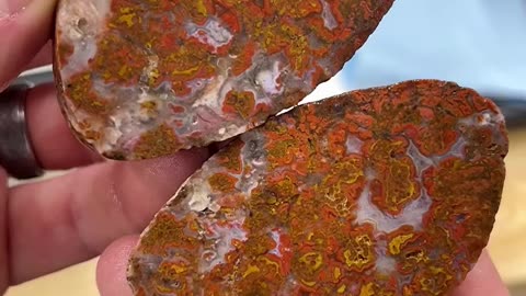 Funky fragmented membrane agate!