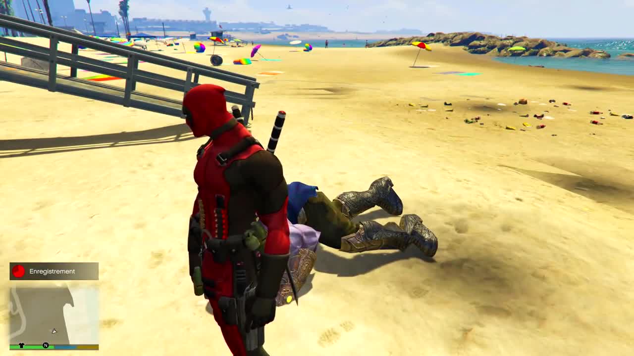 DEADPOOL VS THANOS GTA 5