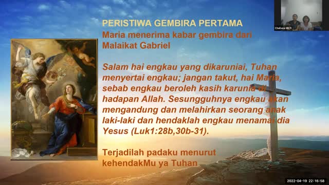 Doa Rosario Gembira Mengenang 100 Hari Ibu 100 Hari Ibu Magdalena Pouw Tjoe Gwee