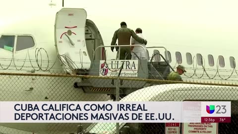 Cuba desestima la posibilidad de deportaciones masivas a la isla desde los Estados Unidos