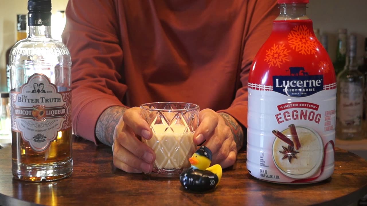 Howard Peer - The Bitter Truth Apricot Liqueur & Lucerne Eggnog