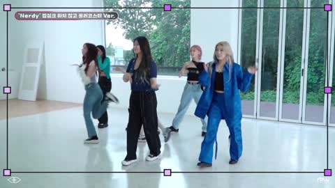 a new promotion for 'Nerdy' dance practice with random hot summer day at Paju Studio