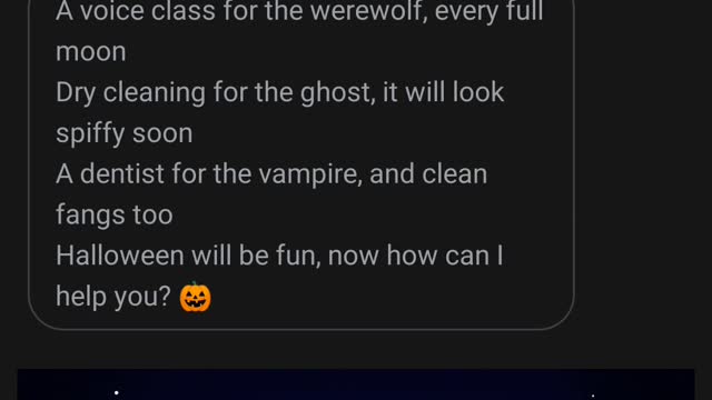 Google Assistant Singing Halloween Song