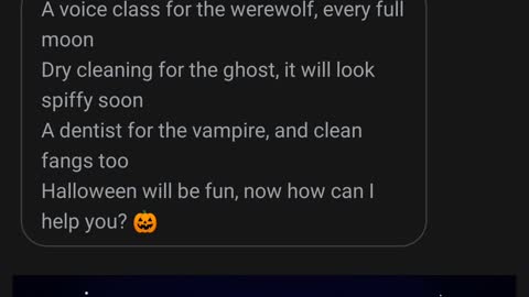 Google Assistant Singing Halloween Song