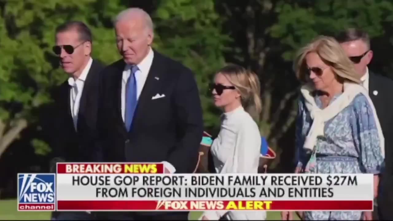 🇺🇸 President Joe Biden and his family received $27,000,000 from foreign individuals and entities