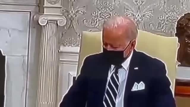 Biden Resting His Eyes