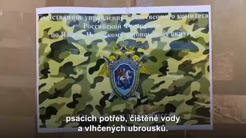 Rusko dodalo humanitární pomoc do Luhanského kojeneckého ústavu z různých regionálních oddělení