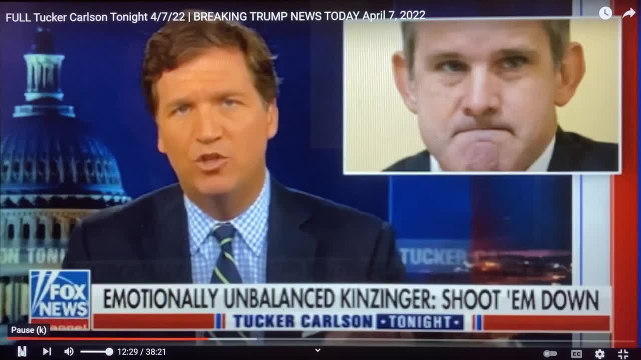 Adam Kinzinger About No Fly Zone In Ukraine- Idiot