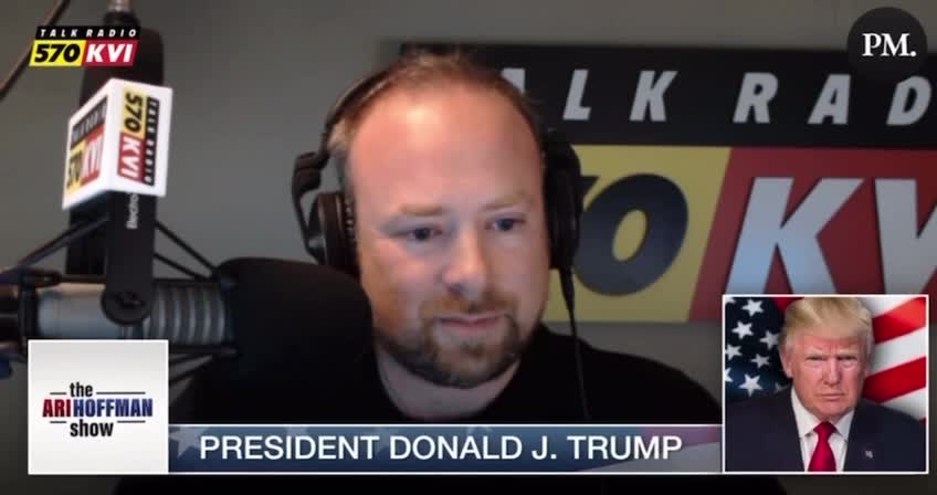 Full Interview Trump with Ari Hoffman 10/29/2021