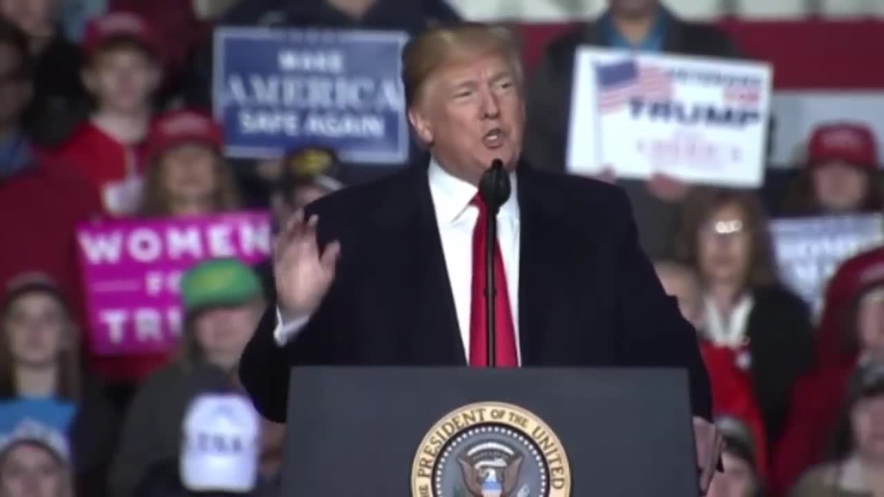 President Donald Trump comments on the bombing attempts