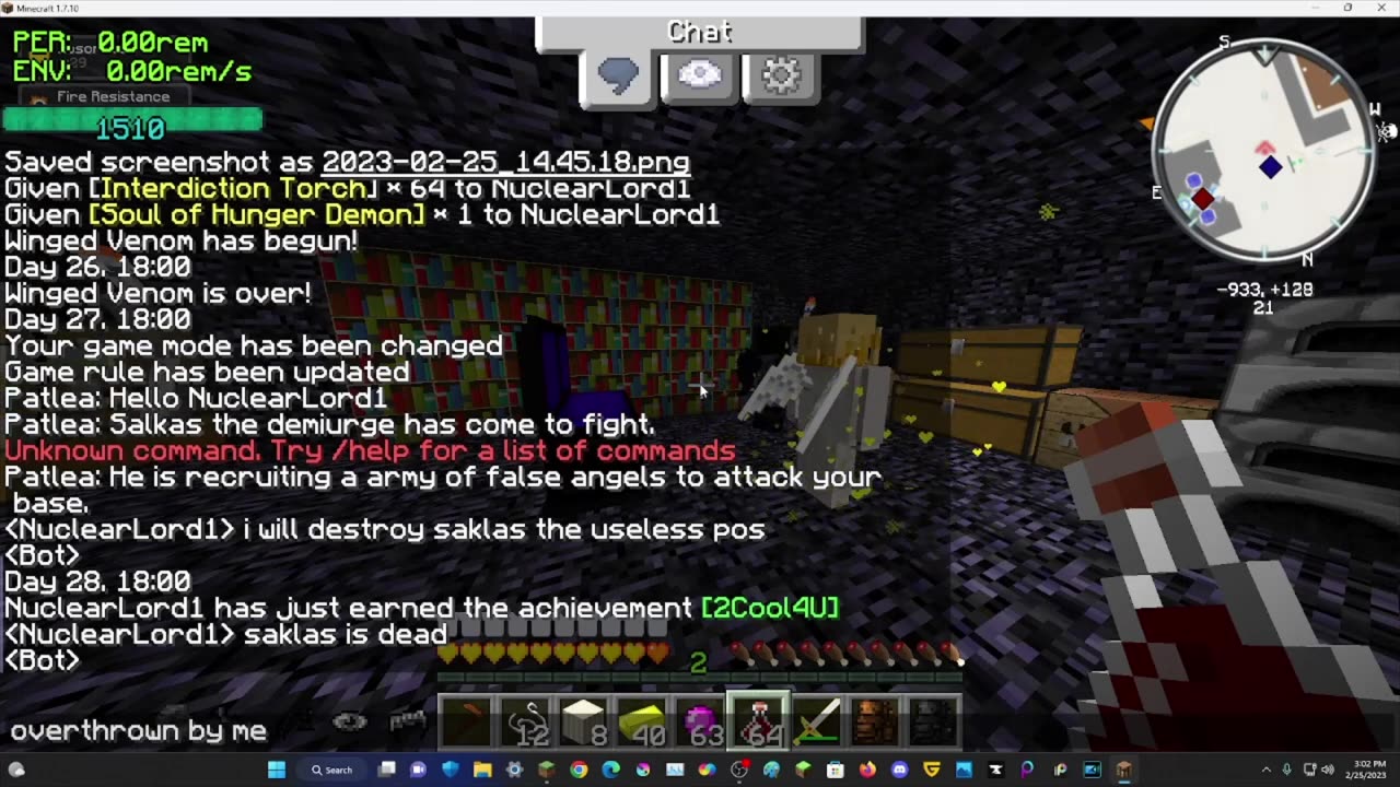 Minecraft Rulecraft ep 2044 overthrow saklas the demiurge