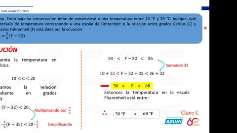 SEMESTRAL ADUNI 2021 | Semana 08 | Álgebra | Física