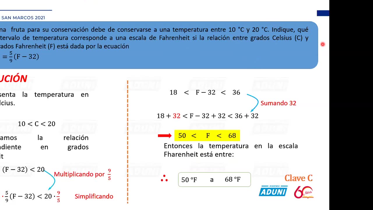 SEMESTRAL ADUNI 2021 | Semana 08 | Álgebra | Física