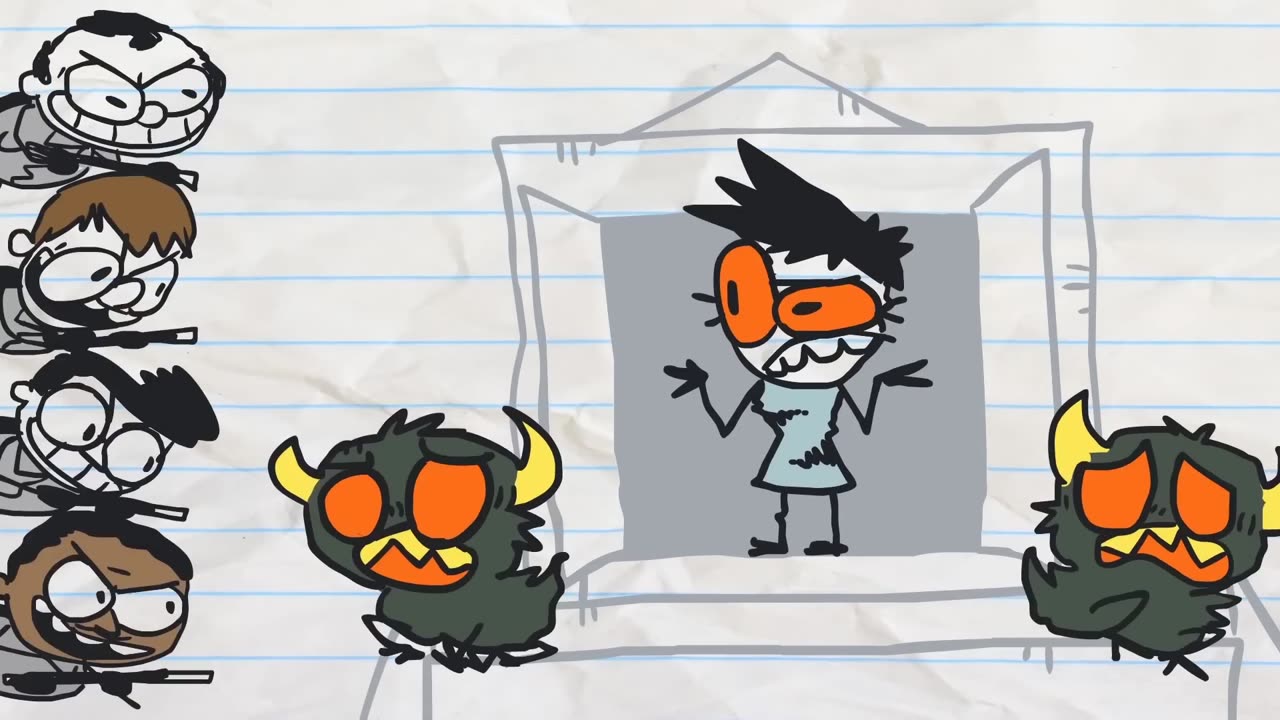 Pencilmate Trapped in the Television! -in- "TV Trauma" Pencilmation Cartoons