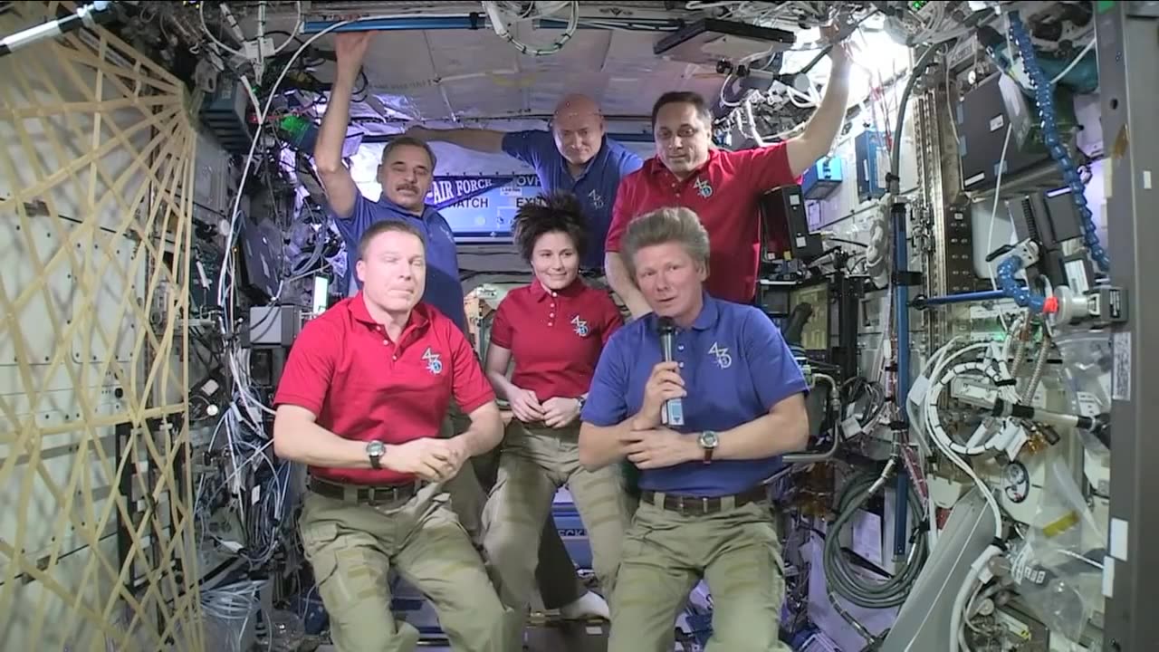 Hands Over the Space Station to Expedition