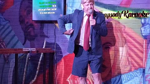 Now I Ain't Sayin She a Vote-rigger at Rhapsody Karaoke bar 9-7-24