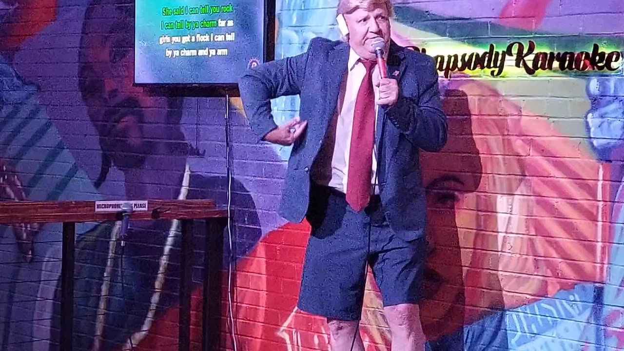 Now I Ain't Sayin She a Vote-rigger at Rhapsody Karaoke bar 9-7-24
