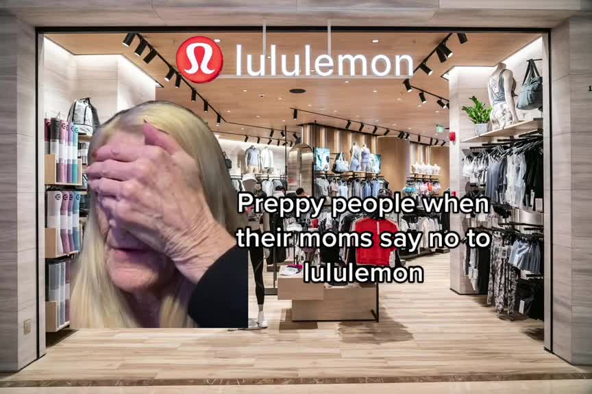 Preppy people when.their moms say no to lululemon