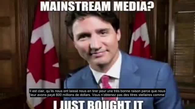 600 millions donné aux médias - Trudeau est insulté(sous-titre en français)