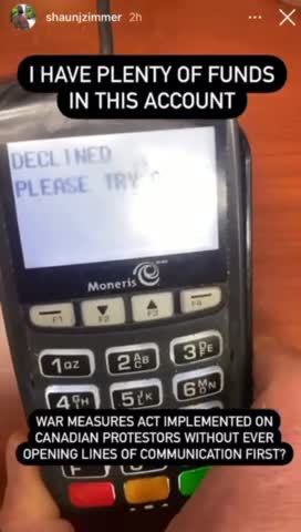 Canada. The first have problems with frozen bank accounts