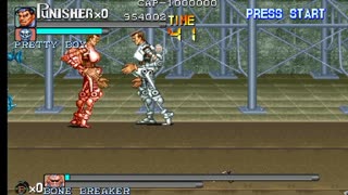 Zeroing The Punisher arcade version with the character (PUNISHER).