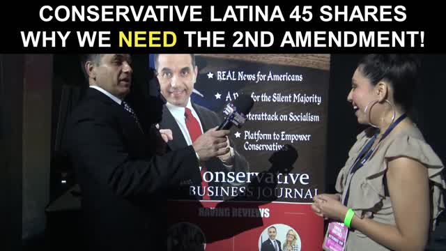 Conservative Latina 45 Shares Why We Need The 2nd Amendment!