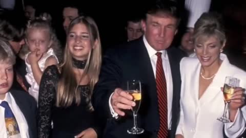 A young Donald Trump and his wife 7