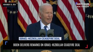 Biden Delivers Remarks On Israel-Hezbollah Ceasefire Deal