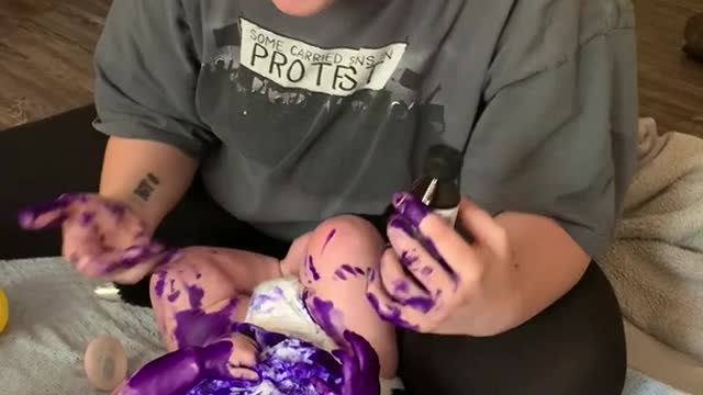 Accidentally Purple Baby