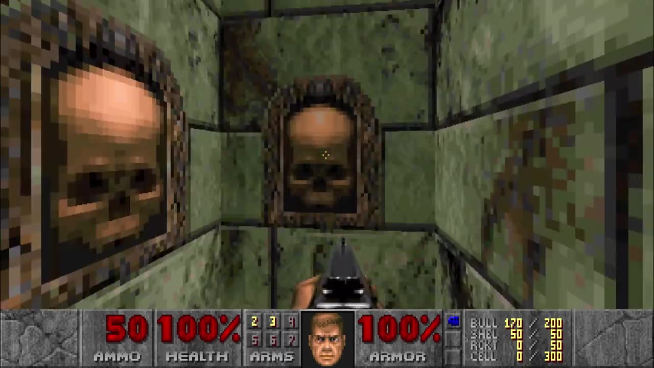 Doom (1993) - The Shores of Hell - Deimos Anomaly (level 1)