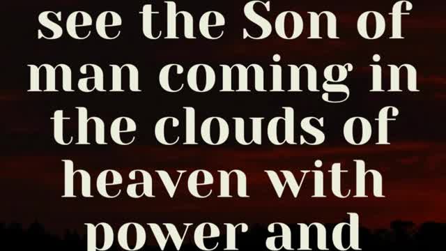 JESUS SAID... And then shall appear the sign of the Son of man in heaven: