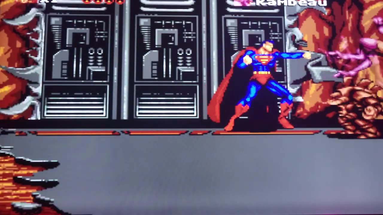 The death and return of superman sega gameplay