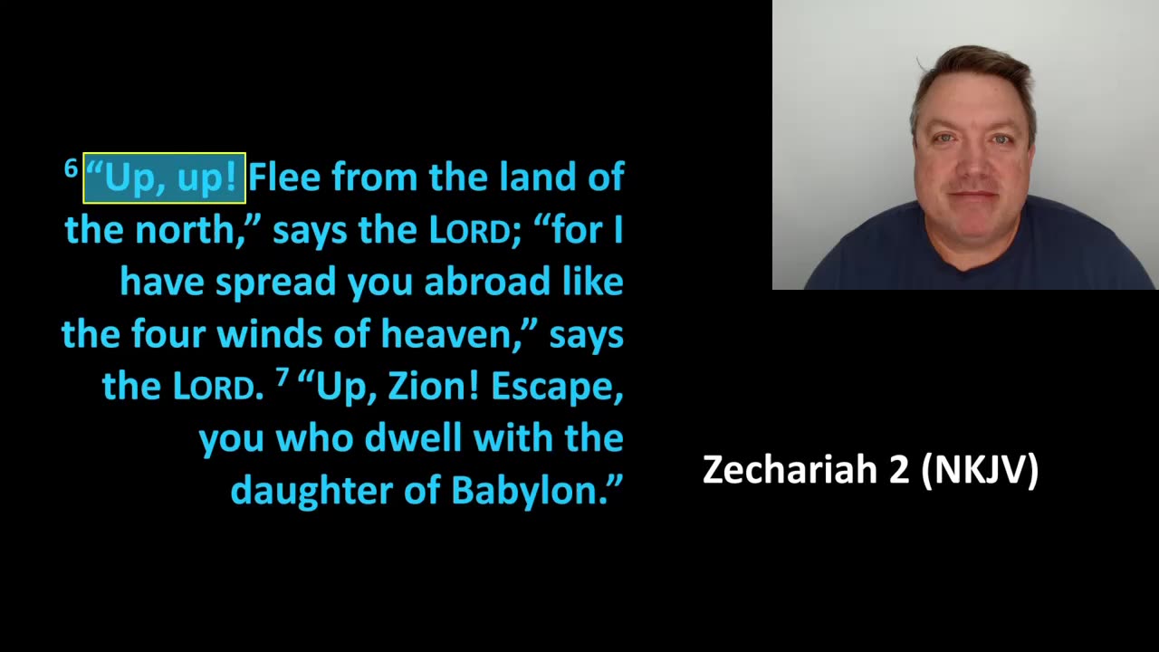 Angel with a measuring line - Zechariah 2: 1-7 - 3rd of 8 waking visions