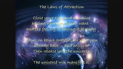 Law of attractions-Visual Affirmations