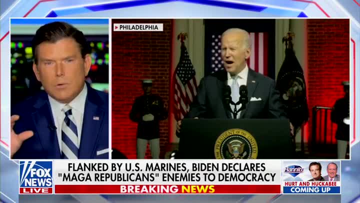 Baier: If Trump Gave the Speech Biden Did, Mainstream Media Would Be Talking About it for Weeks