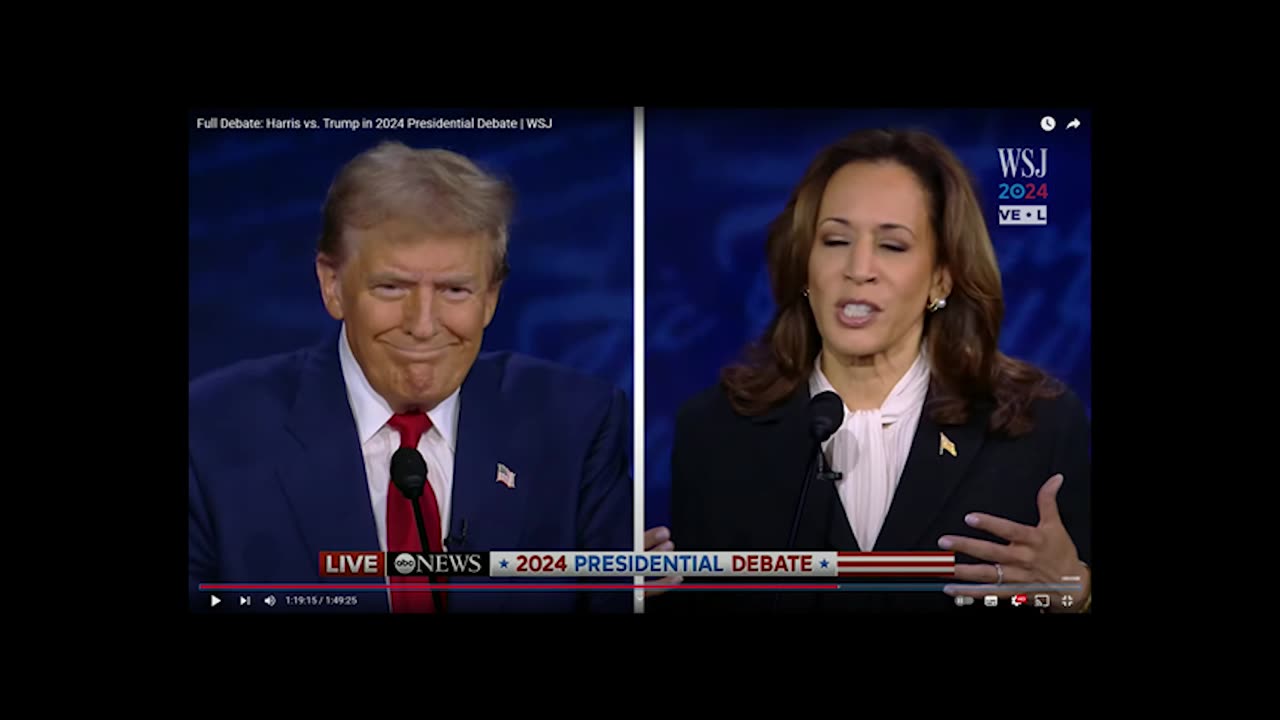 Trump v Harris 2024 Debate Sept 10th 2024 - Facial Funnies