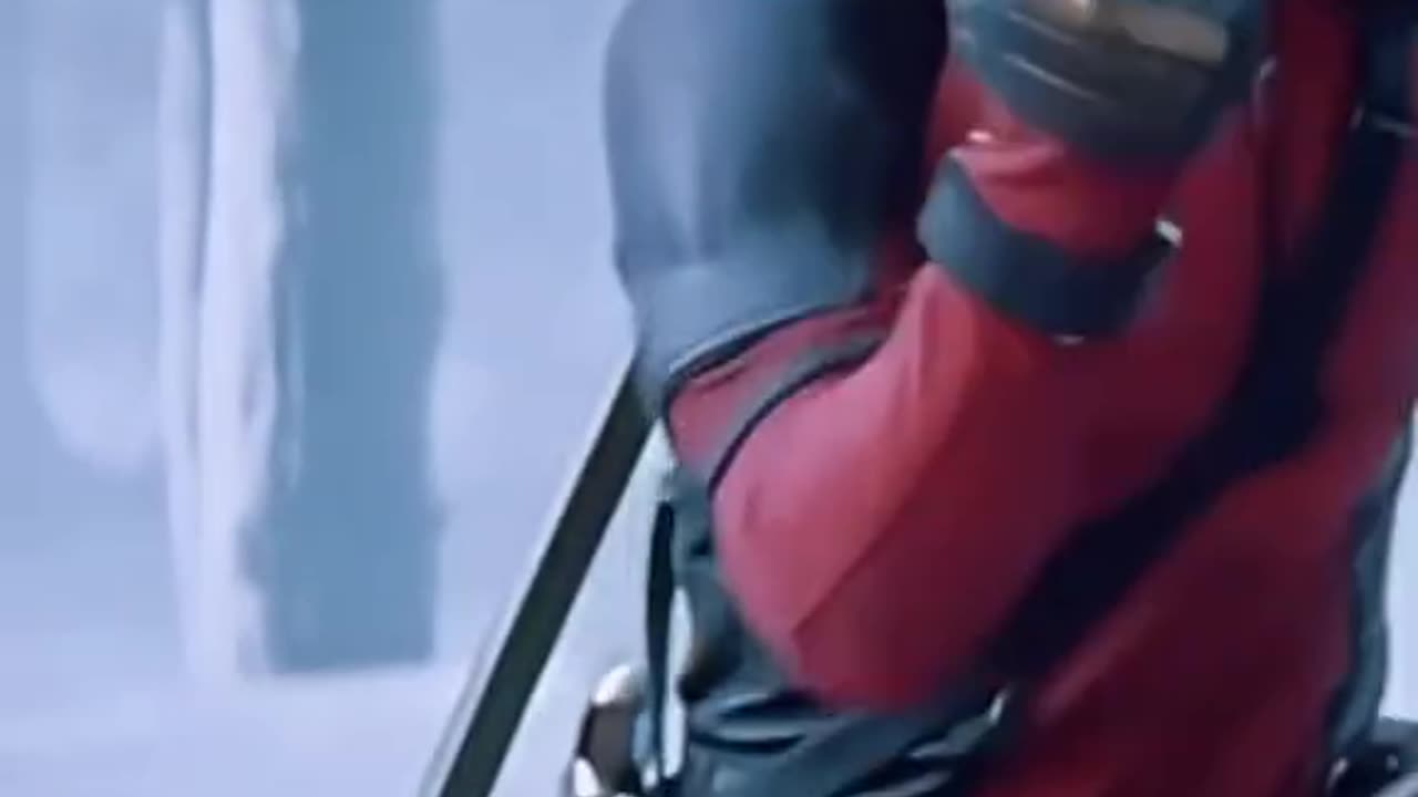 Deadpool and Wolverine opening scene of Deadpool dancing to Nsync